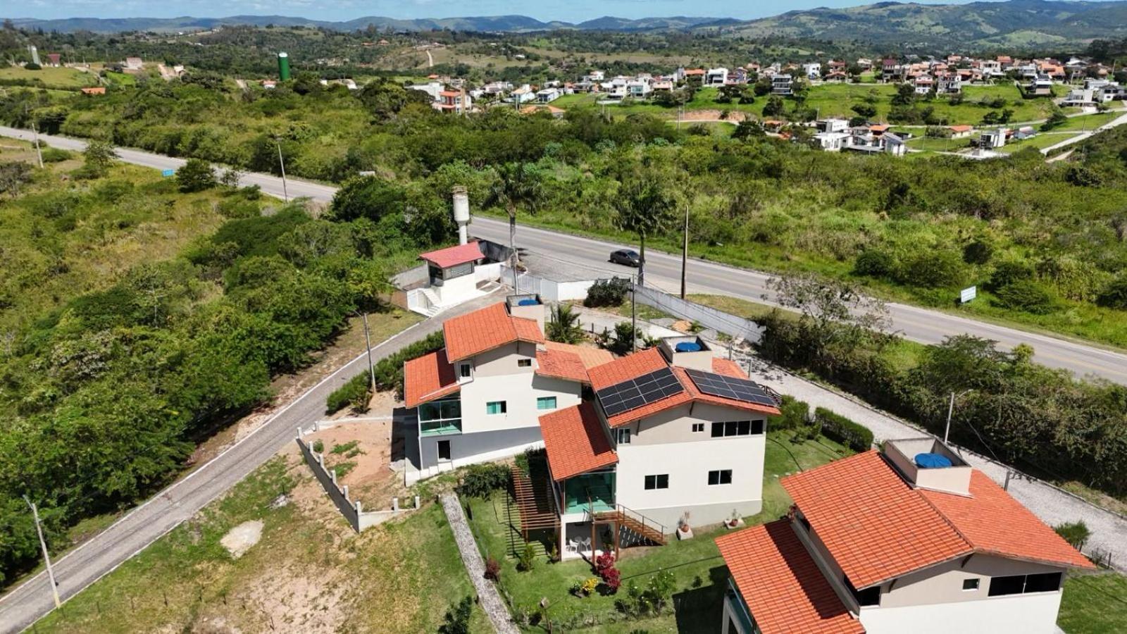 Casa Totalmente Equipada Ampla E Confortavel Em Condominio - Cha Grande-Pe Exterior foto